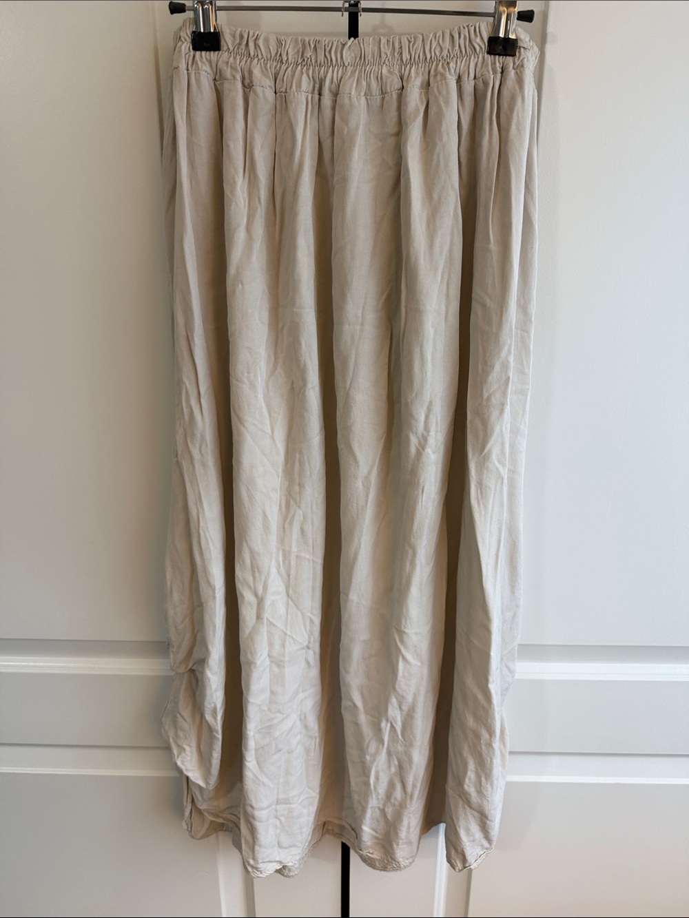 Tina Stephen’s - Made In Italy Women's Midi Skirt - Elastic Waist